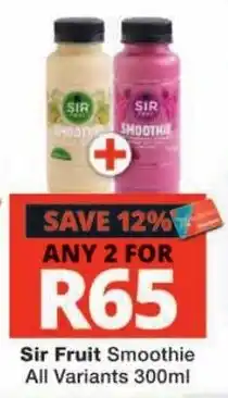Checkers Sir Fruit Smoothie offer