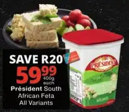 Checkers President South African Feta offer