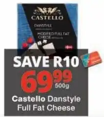 Checkers Castello Danstyle Full Fat Cheese offer