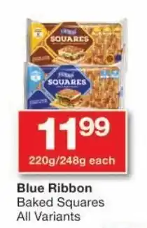Checkers Blue Ribbon Baked Squares offer