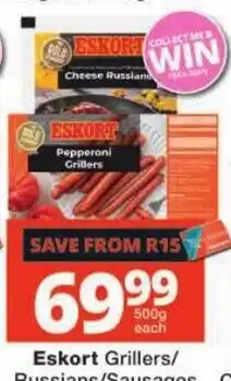 Checkers Eskort Grills offer