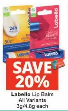 Checkers Labello Lip Balm offer