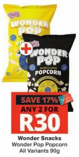 Checkers Wonder Snacks Wonder Pop Popcorn offer