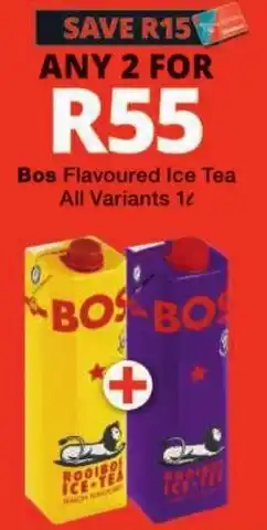 Checkers Bos Flavoured Ice Tea offer