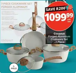 Checkers Coconut Forged Aluminium Cookware Set offer