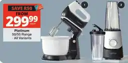 Checkers Platinum 50/50 Range offer