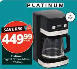 Checkers Platinum Digital Coffee Maker offer
