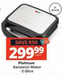 Checkers Platinum Sandwich Maker offer