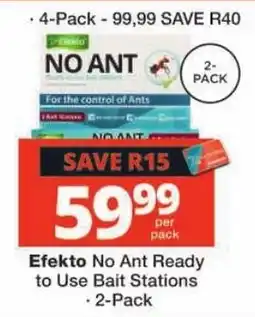 Checkers Efekto No Ant Ready to Use Bait Stations offer