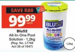 Checkers Blu52 All-In-One Pool Solution offer