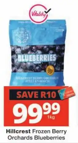 Checkers Hillcrest Frozen Berry Orchards Blueberries offer