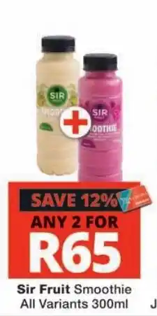 Checkers Sir Fruit Smoothie offer