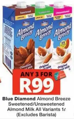 Checkers Blue Diamond Almond Breeze Almond Milk offer