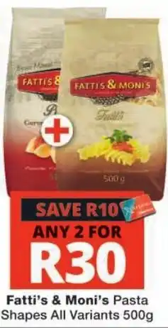Checkers Fatti's & Moni's Pasta Shapes offer
