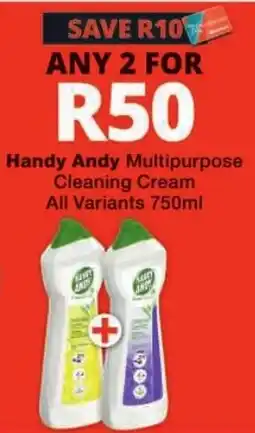 Checkers Handy Andy Multipurpose Cleaning Cream offer