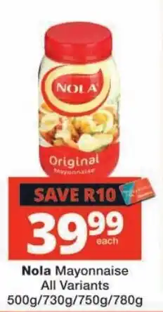 Checkers Nola Mayonnaise offer