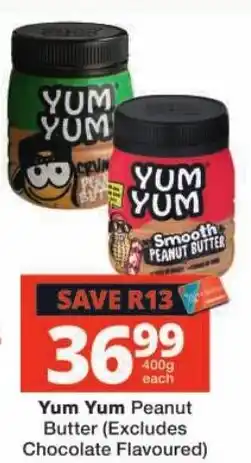 Checkers Yum Yum Peanut Butter offer