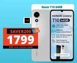 Checkers Honor T10 64GB offer