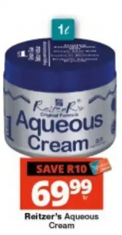 Checkers Reitzer's Aqueous Cream offer