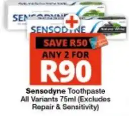 Checkers Sensodyne Toothpaste offer