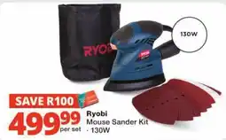 Checkers Ryobi Mouse Sander Kit offer