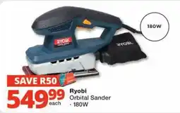 Checkers Ryobi Orbital Sander offer