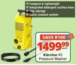 Checkers Kärcher K1 Pressure Washer offer