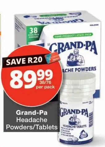 Grand-Pa Headache Powders/Tablets