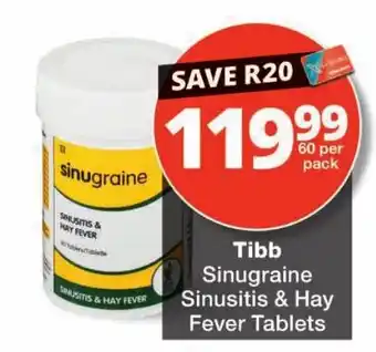 Tibb Sinugrainе Sinusitis & Hay Fever Tablets