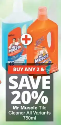 Checkers Mr Muscle Tile Cleaner offer