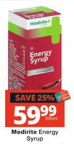 Checkers Medirite Energy Syrup offer
