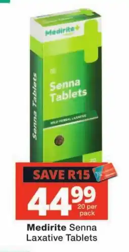 Checkers Medirite Senna Laxative Tablets offer
