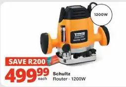 Checkers Schultz Router · 1200W offer