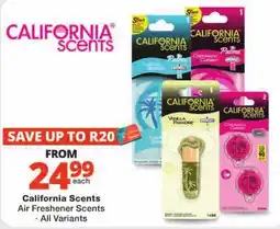 Checkers California Scents Air Freshener Scents offer