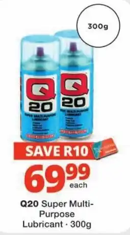 Checkers Q20 Super Multi-Purpose Lubricant offer