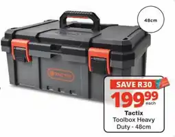 Checkers Tactix Toolbox Heavy Duty offer