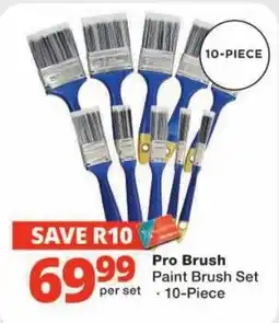 Checkers Pro Brush Paint Brush Set offer