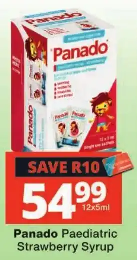 Panado Paediatric Strawberry Syrup