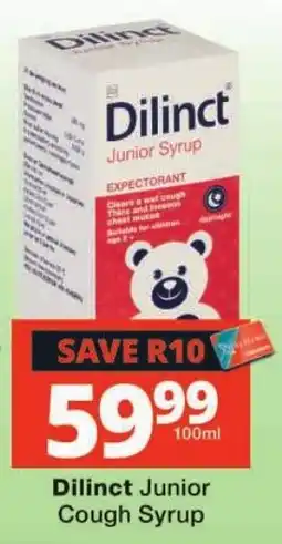 Checkers Dilinct Junior Cough Syrup offer