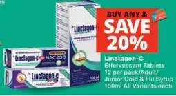 Checkers Linctagon-C Effervescent Tablets offer
