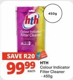 Checkers HTH Colour Indicator Filter Cleaner offer