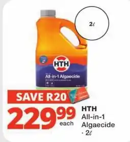 Checkers HTH All-in-1 Algaecide offer