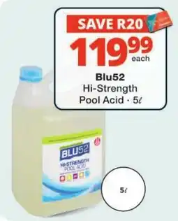Checkers Blu52 Hi-Strength Pool Acid offer