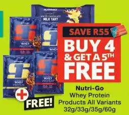 Checkers Nutri-Go Whey Protein offer