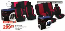 Checkers Q Premium Memphis/Virage Car Seat Covers offer