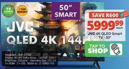 Checkers JVC 4K QLED Smart TV offer