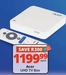 Checkers Acer UHD TV Box offer