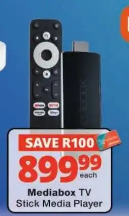 Checkers Mediabox TV Stick Media Player offer