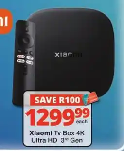 Checkers Xiaomi Tv Box 4K Ultra HD 3rd Gen offer