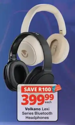 Checkers Volcano Lexi Series Bluetooth Headphones offer
